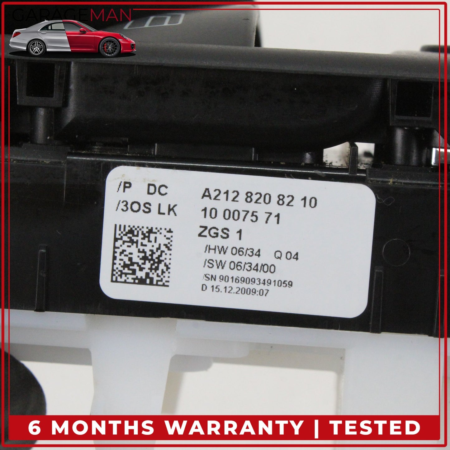 2008-2014 Mercedes W204 C250 Front Left Side Master Window Control Switch OEM