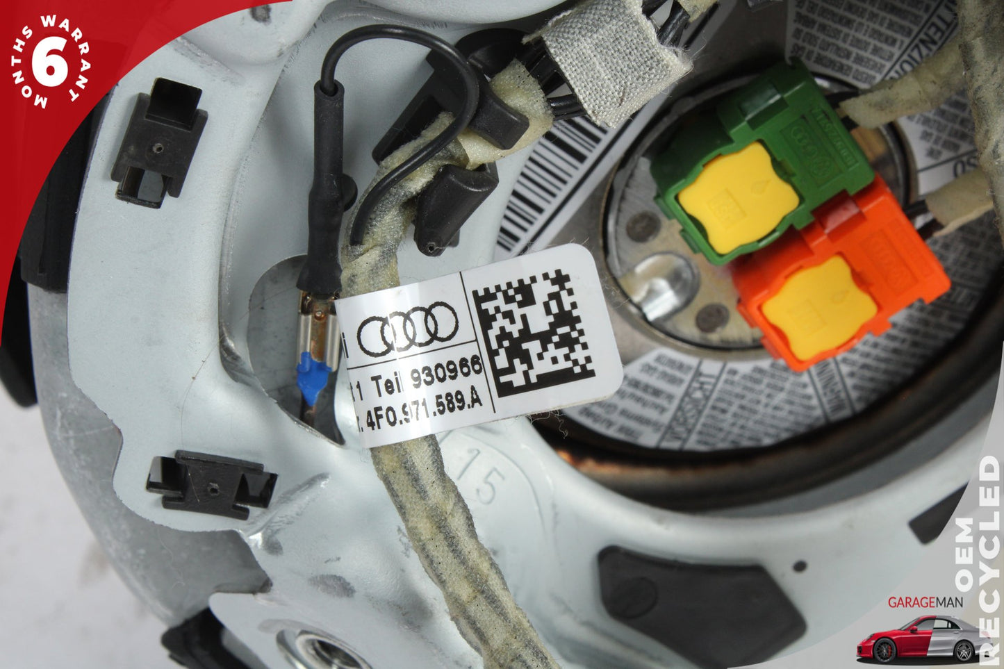 2007-2015 Audi Q7 Front Left Side Steering Wheel Airbag Air Bag 4L0880201K OEM