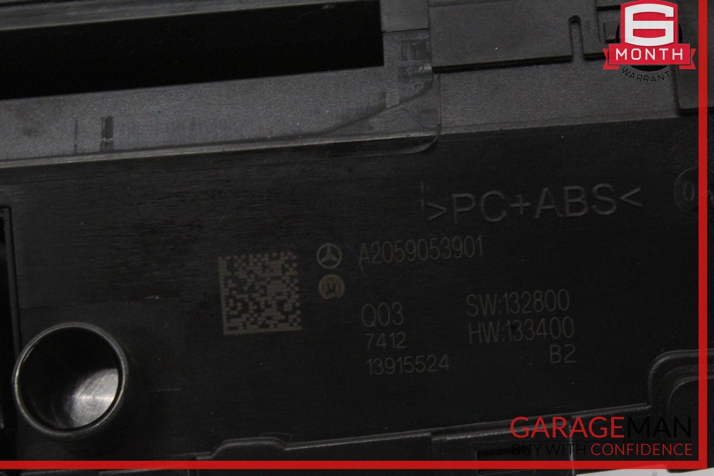 2015-2018 Mercedes-Benz C300 W205 Hazard Switch Control Panel 2059053901 OEM