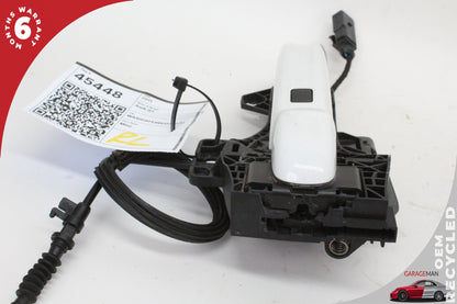 2007-2015 Audi Q7 Rear Left Exterior Door Handle White Keyless 4L0837205BG OEM