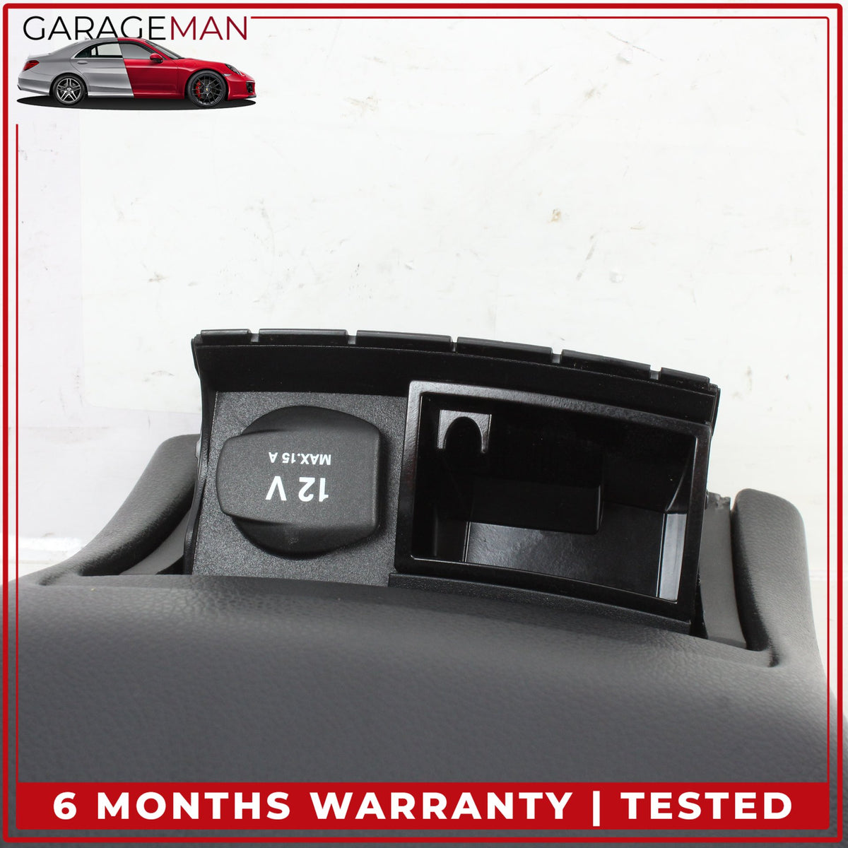 2016-2021 Mercedes X253 GLC300 Rear Center Console A/C Air Vent Trim Black OEM