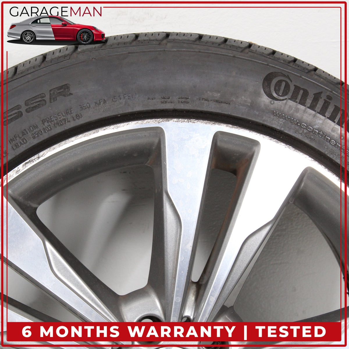 2014-2017 Mercedes W222 S550e S63 AMG Front Wheel Rim w/ Tire 8.5JX19H2 ET36 OEM