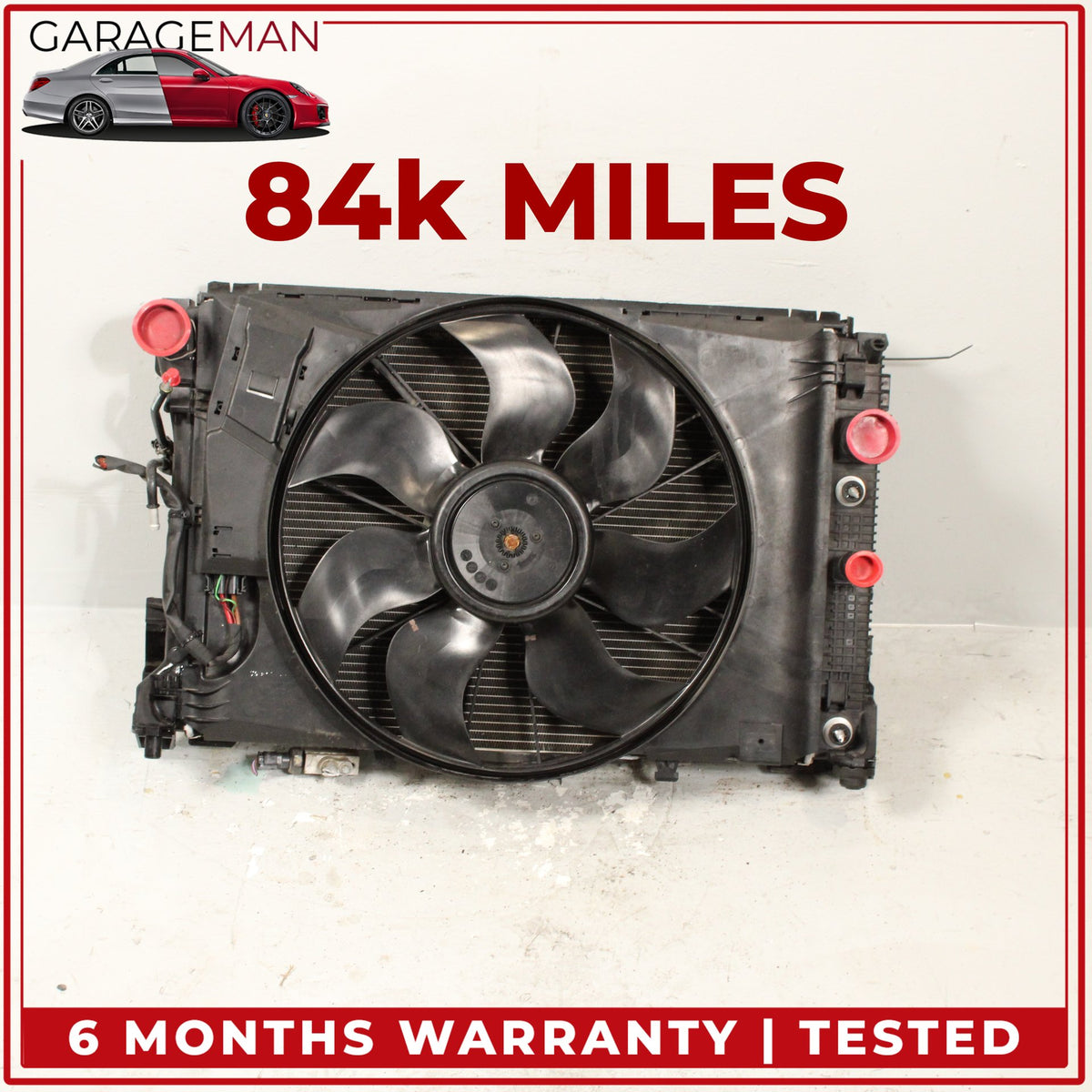 2008-2014 Mercedes W204 C300 Engine Cooling Radiator AC A/C Condenser Assy OEM