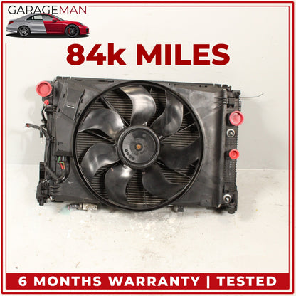 2008-2014 Mercedes W204 C300 Engine Cooling Radiator AC A/C Condenser Assy OEM