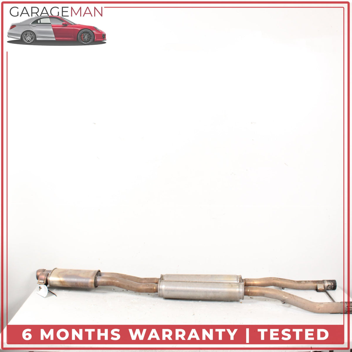 2013-2015 Jaguar XF X250 3.0L S/C RWD Intermediate Exhaust Muffler Dual Pipe OEM