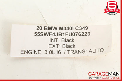 2019-2024 BMW M340i G20 Rear Left Driver Side Exterior Door Handle Black OEM