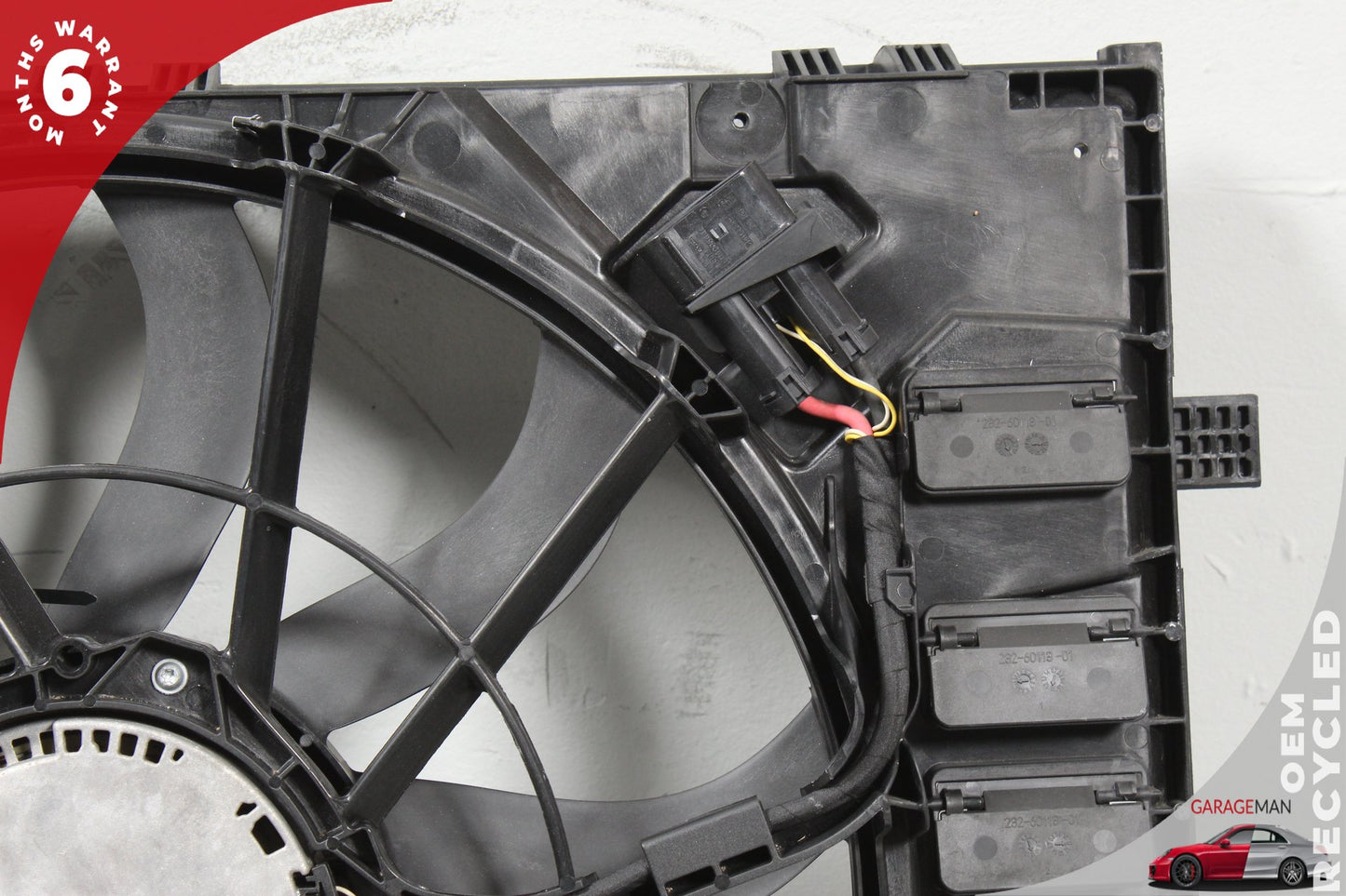 2011-2018 Porsche Cayenne S Hybrid 92A SUV Engine Radiator Cooling Fan Motor Assembly 7P0121203E
