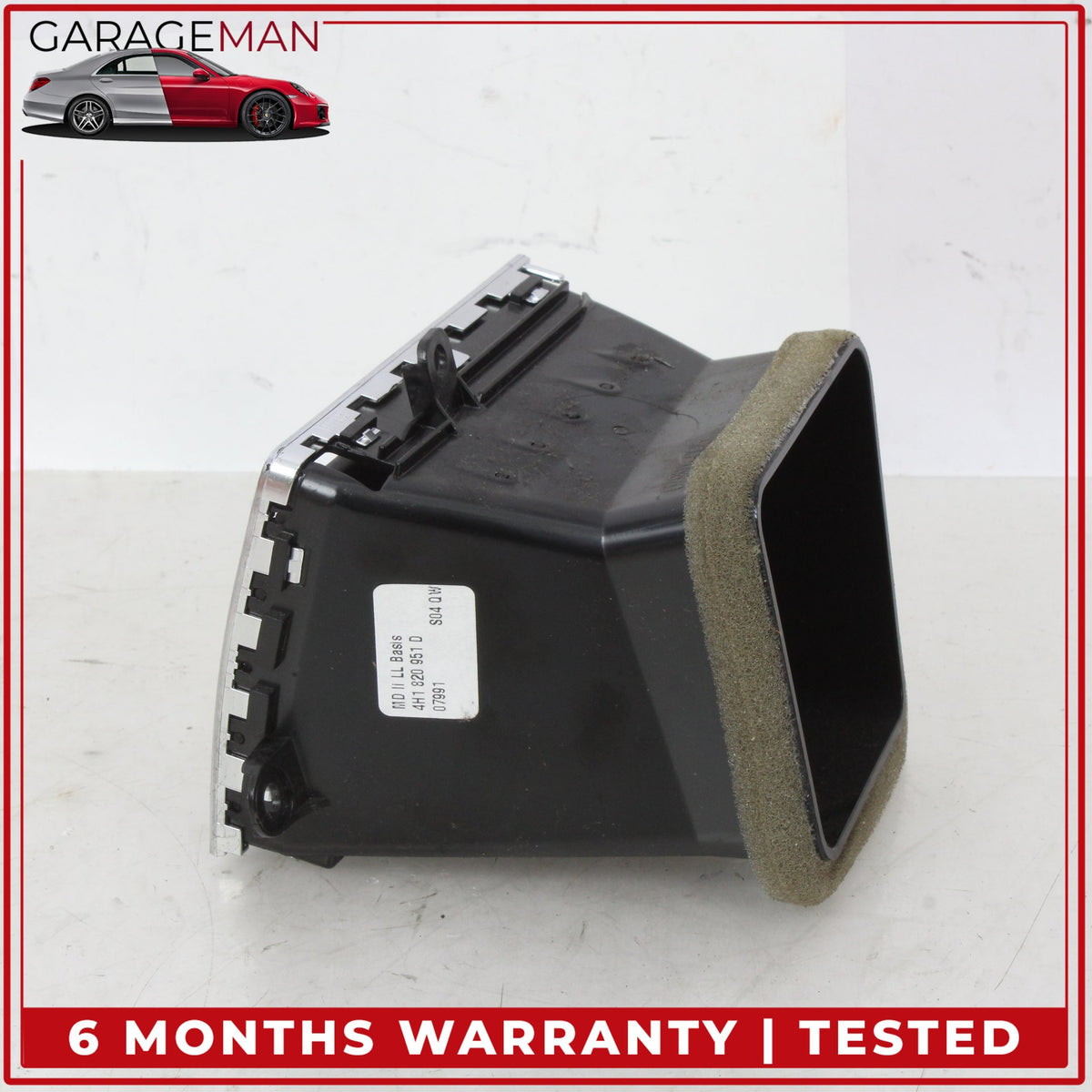 2011-2018 Audi A8 Center Dashboard AC A/C Air Vent Left Side 4H1820951D OEM