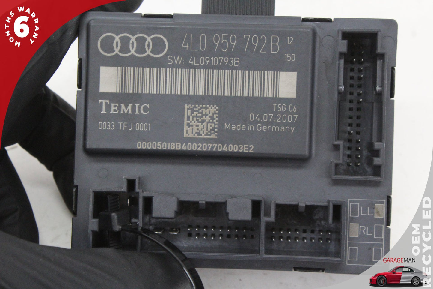 2007-2015 Audi Q7 Front Right Side Door Control Module 4L0959792B OEM
