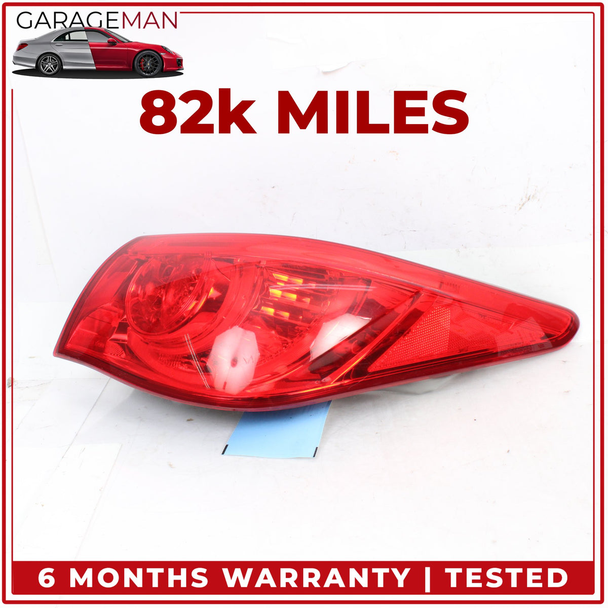 2016-2017 Infiniti Q50 V37 Rear Right Side Outer Tail Light Lamp 265504HB0C OEM