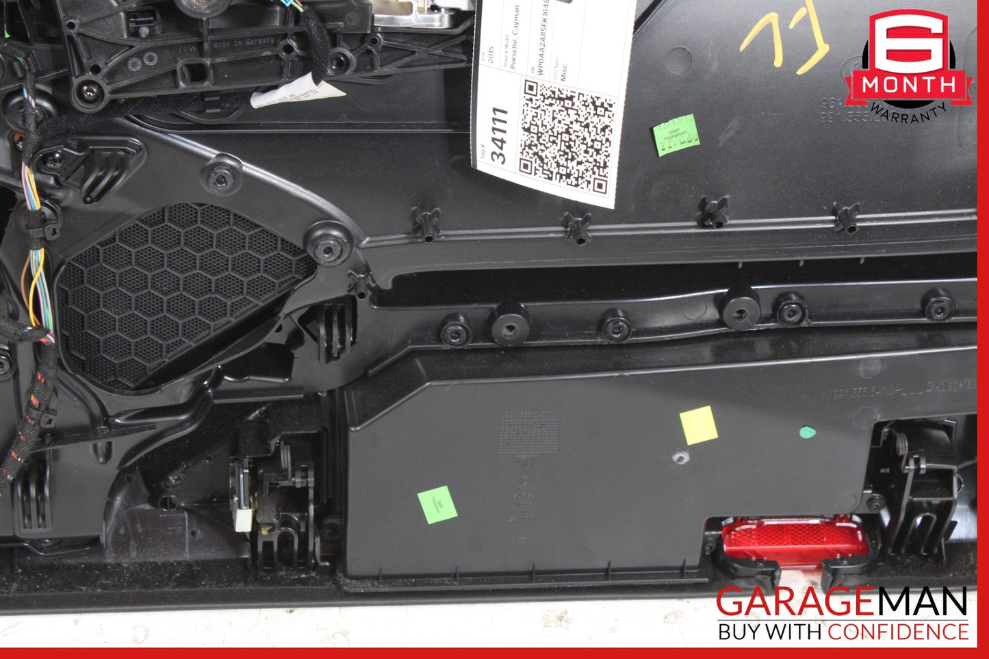 2014-2016 Porsche Cayman 981 Front Left Side Door Trim Panel 991555541 OEM