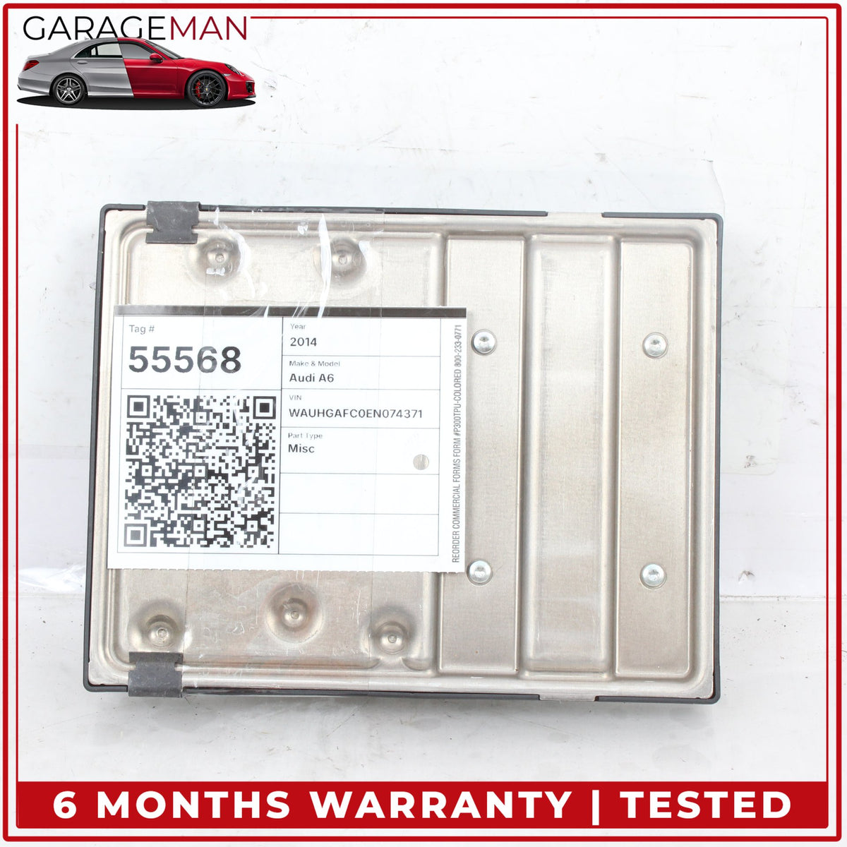 2012-2015 Audi A6 S6 Onboard Power Supply Control Module Unit 4H0907063CG OEM
