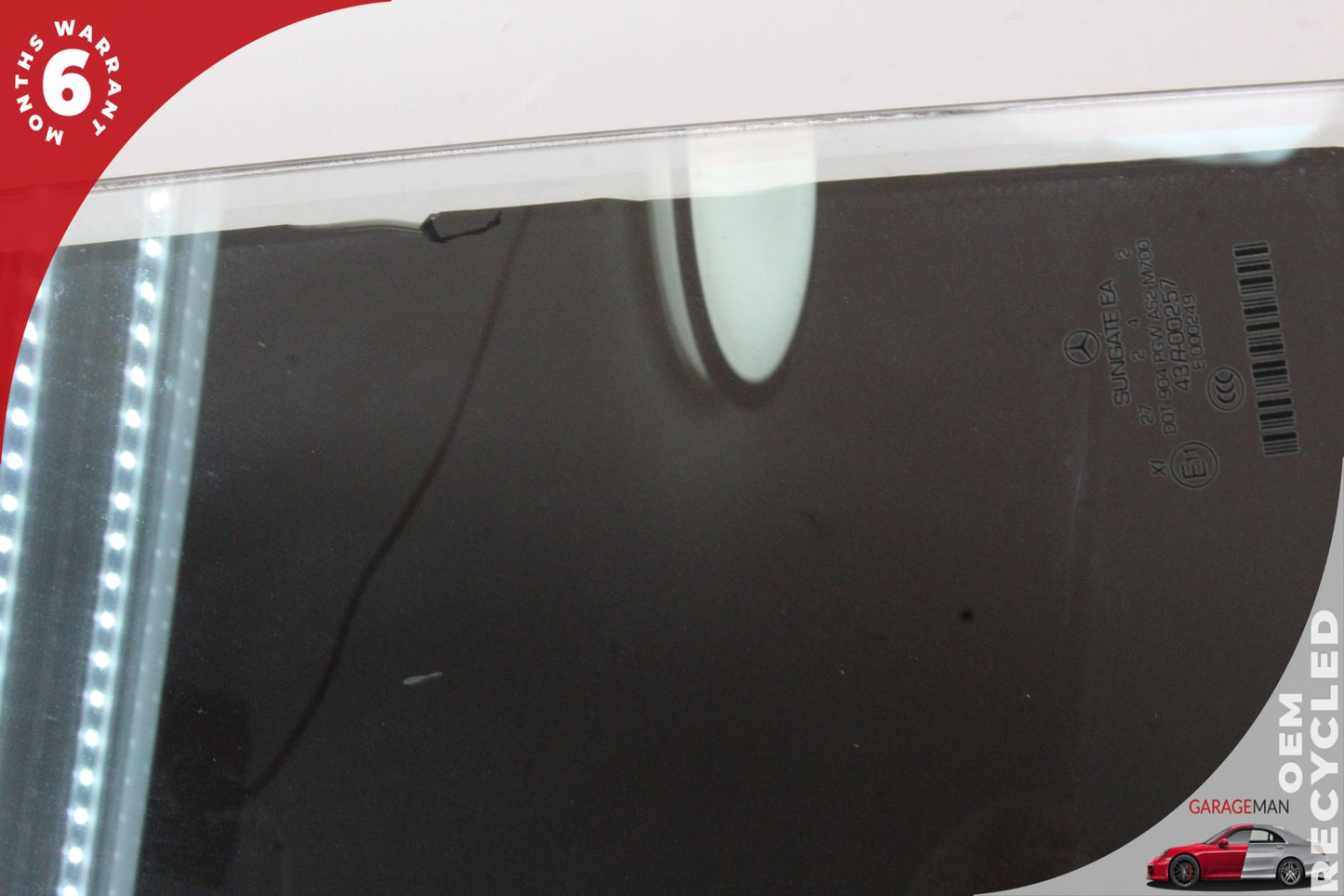 2007-2013 Mercedes W221 S550 S400 Rear Left Driver Side Door Window Glass OEM