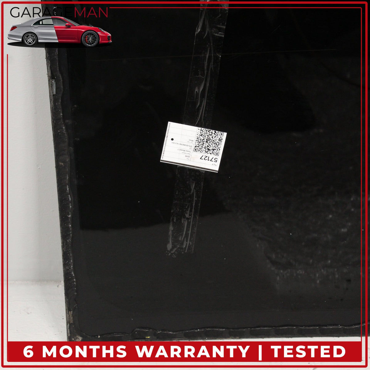 2017-2020 Tesla Model 3 Panoramic Backlite Roof Glass Back Section OEM