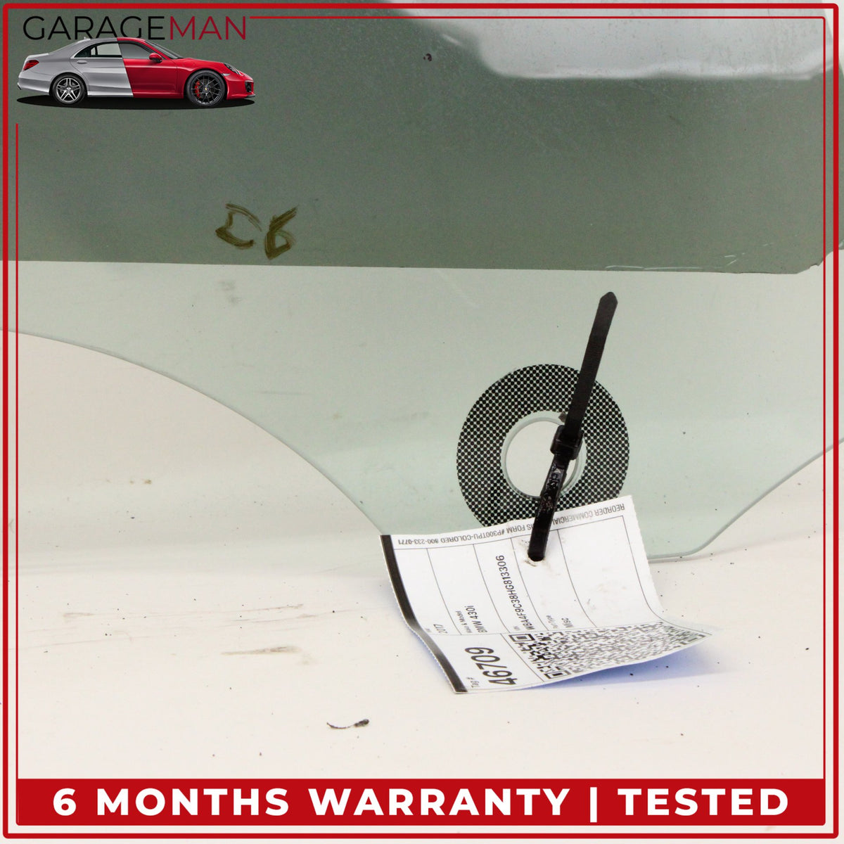 2015-2020 BMW 430i F36 AWD Front Right Door Window Glass 7309734 OEM