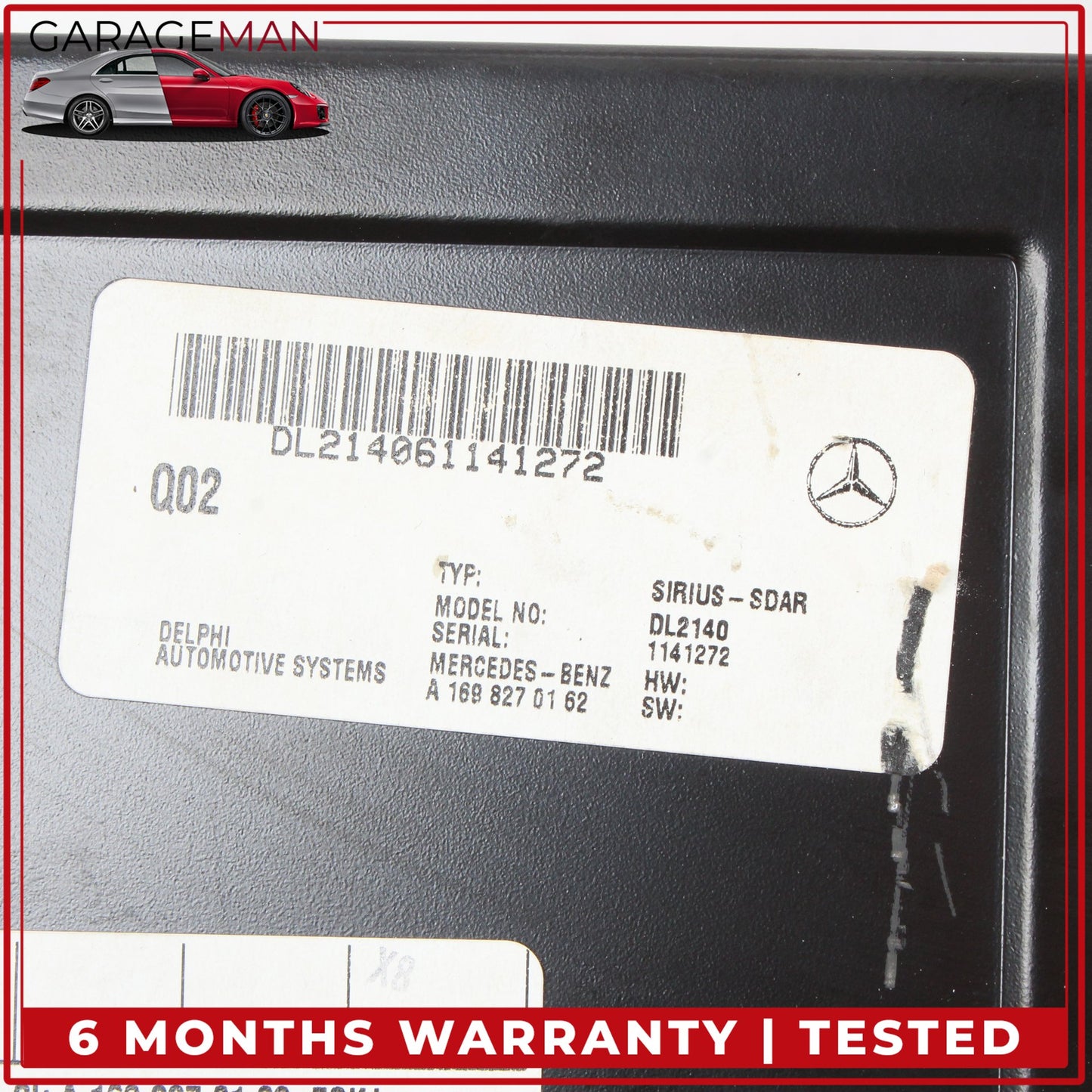 2003-2009 Mercedes R230 SL500 Sirius Satellite Radio Receiver 1698270162 OEM