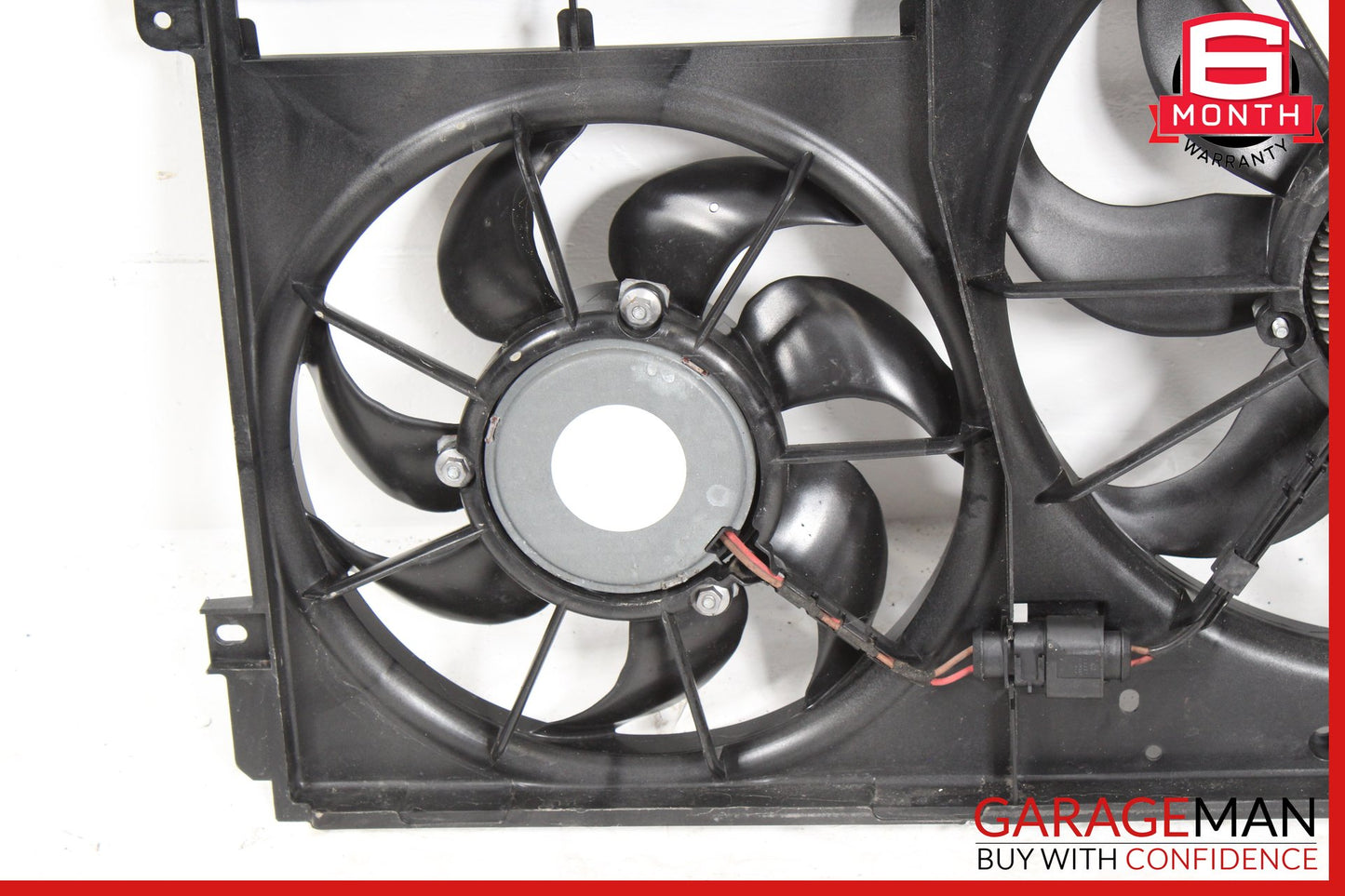 2008-2015 Audi TT 8J Engine Cooling Dual Fan Motor Shroud 1K0121223 OEM