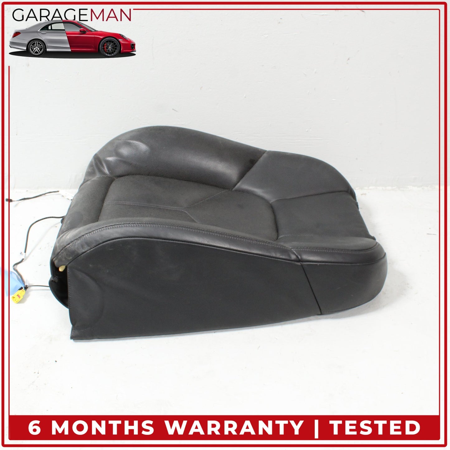 2011-2018 Porsche Cayenne 958 Front Right Side Top Upper Seat Cushion Black OEM