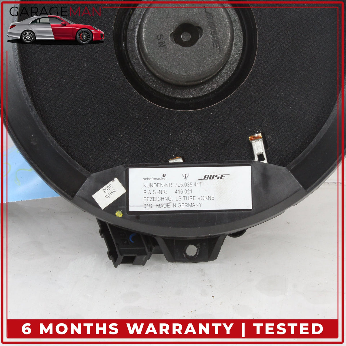 2003-2010 Porsche Cayenne 955 957 Front and Rear Door Sound Speaker Set OEM