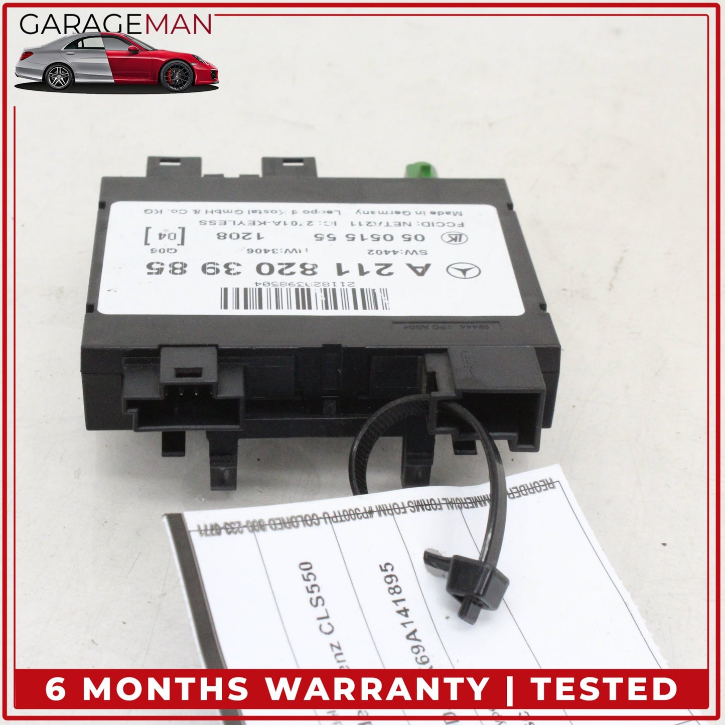 2003-2011 Mercedes W219 CLS550 Keyless Go Entry Control Module 2118203985 OEM