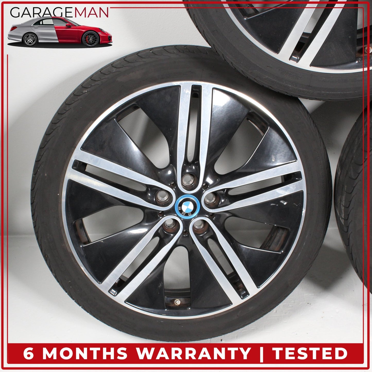 2014-2021 BMW i3 I01 Front and Rear Wheel Rim w/ Tire Complete Set of 4 OEM