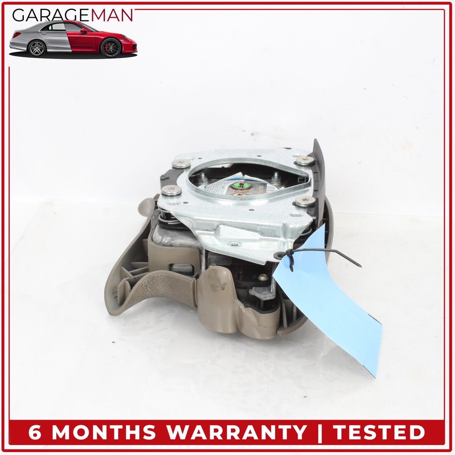 2003-2012 Mercedes R230 SL500 Front Left Steering Wheel Airbag Air Bag Beige OEM