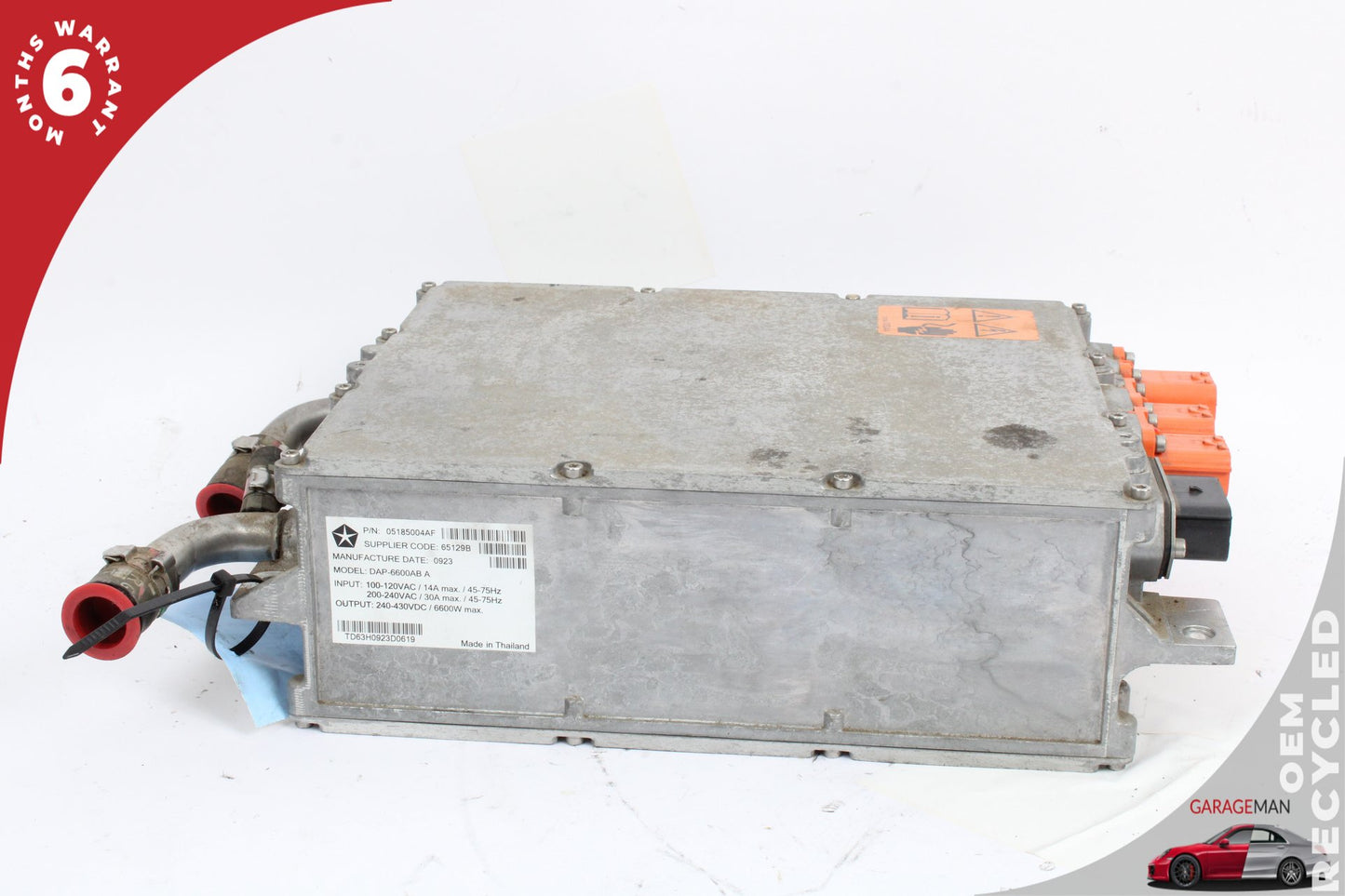 2013-2019 Fiat 500e Electric Traction Battery On-Board Charging Unit 05185004AF