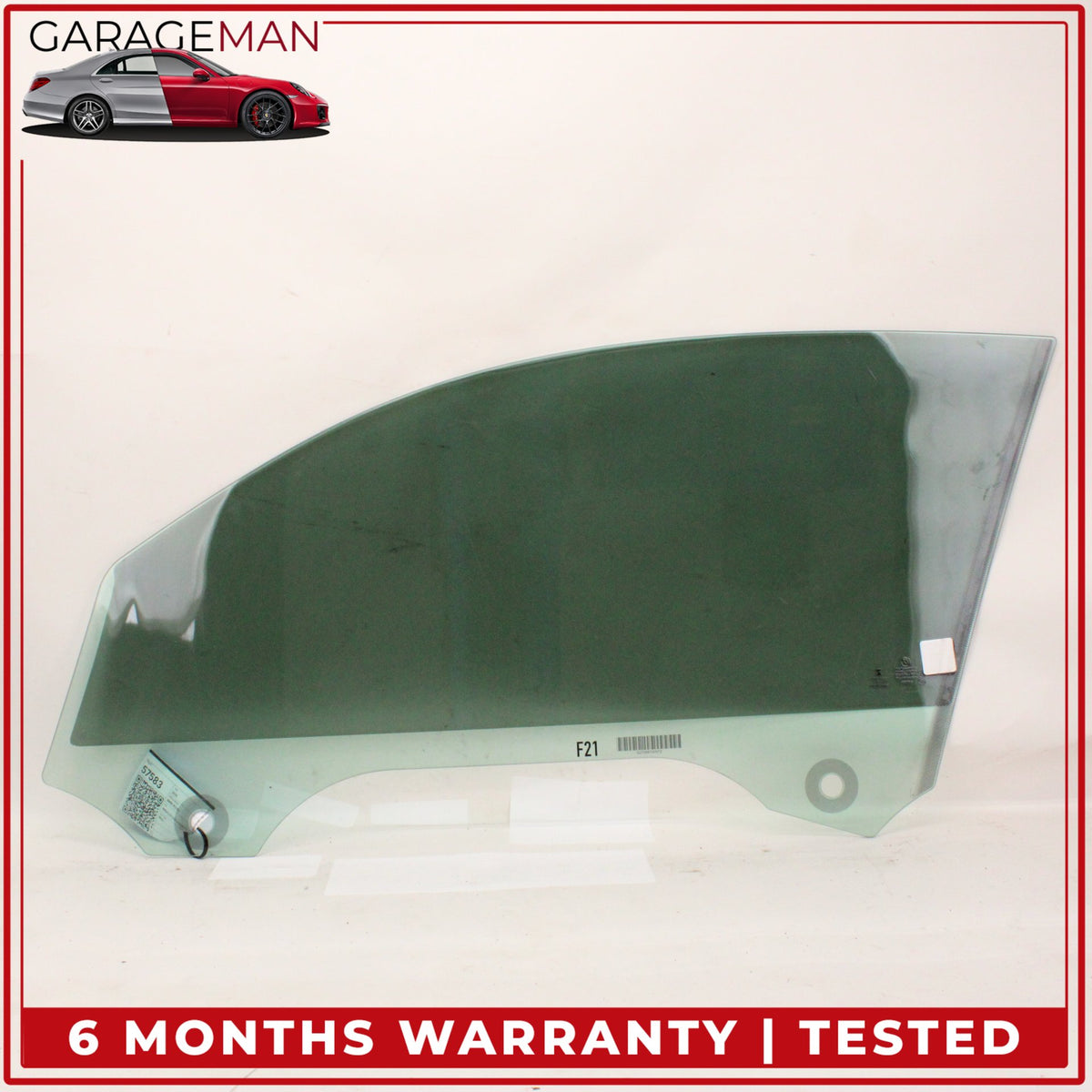 2014-2021 BMW M235i F22 Coupe Front Right Passenger Side Door Window Glass OEM