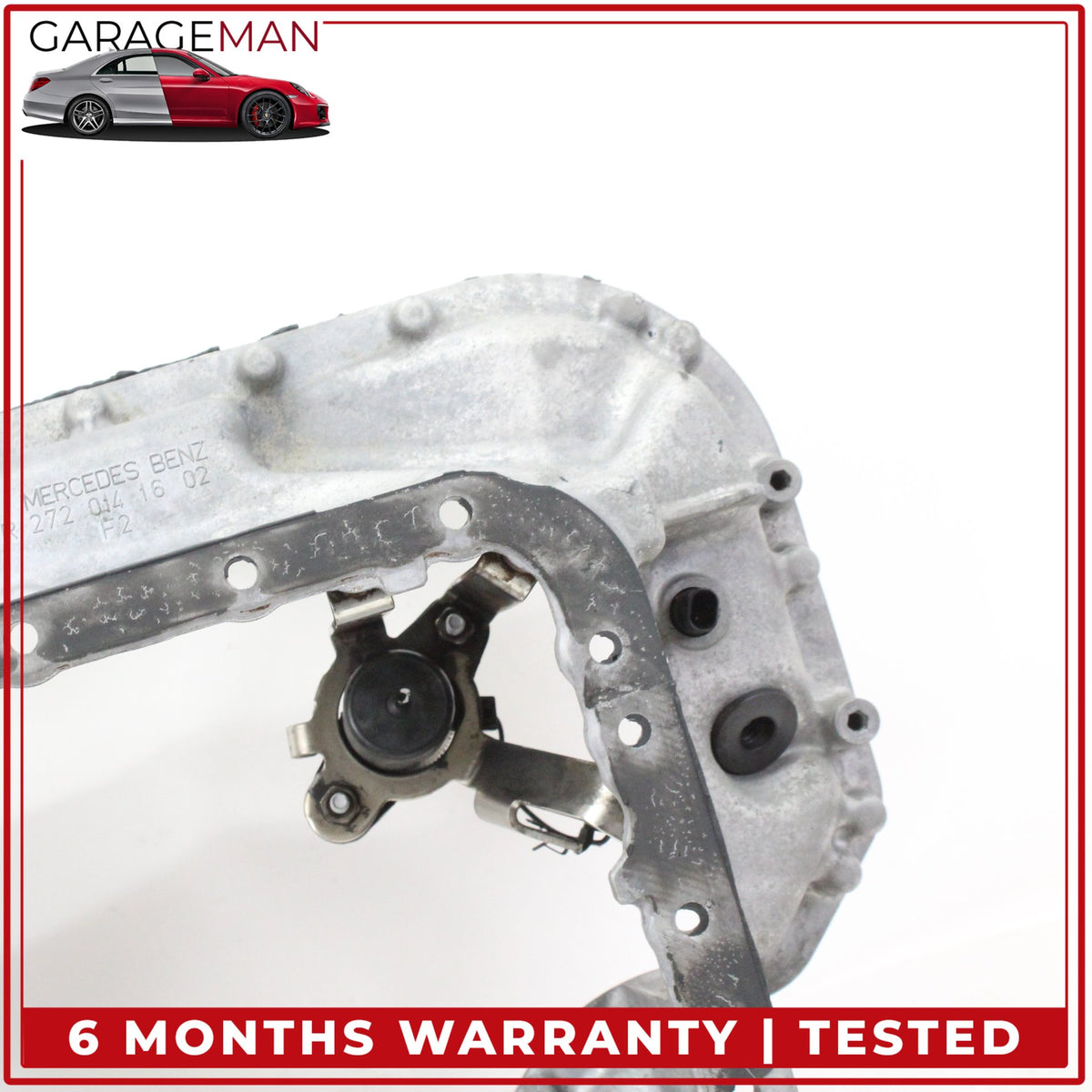 2006-2013 Mercedes W164 ML350 Engine Upper Oil Sump Baffle Pan 2720141602 OEM