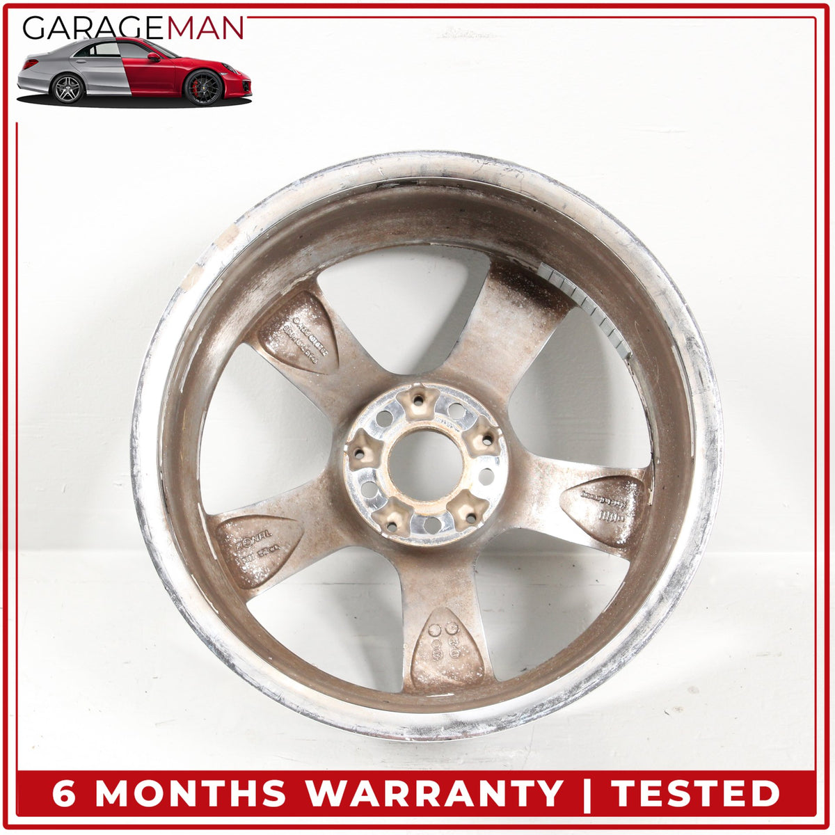2012-2014 Mercedes W218 CLS550 CLS350 Rear 5 Spoke Wheel Rim 9.5JX18H2 ET48 OEM