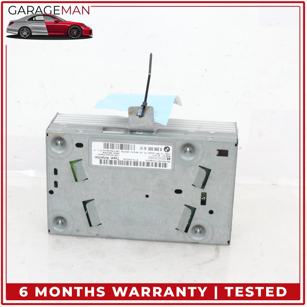 2009-2015 BMW 740i F01 Audio Sound Amplifier AMP Harman Becker 9266350 OEM