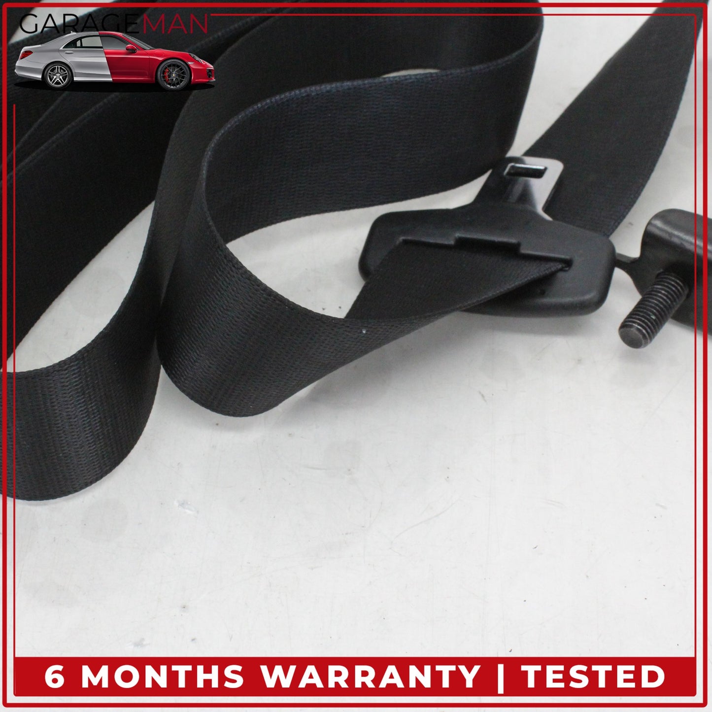 2011-2018 BMW X3 X4 F25 F26 Rear Right Passenger Side Seat Belt Black OEM