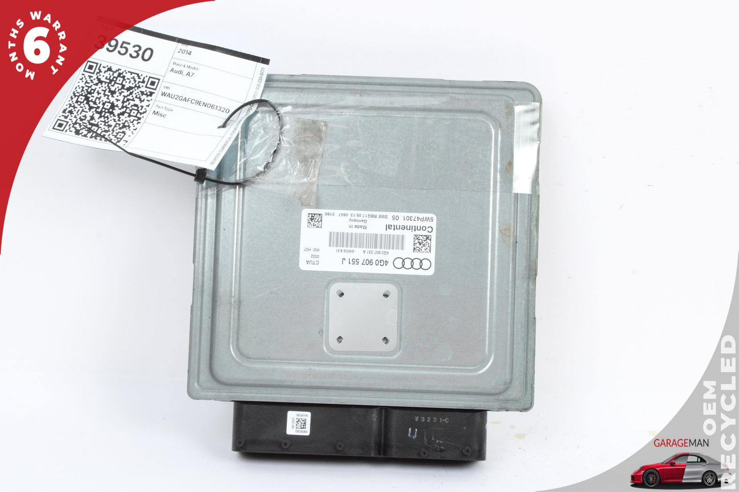 2012-2015 Audi A7 A6 Sedan Engine Control Module ECU ECM DME 4G0907551J OEM