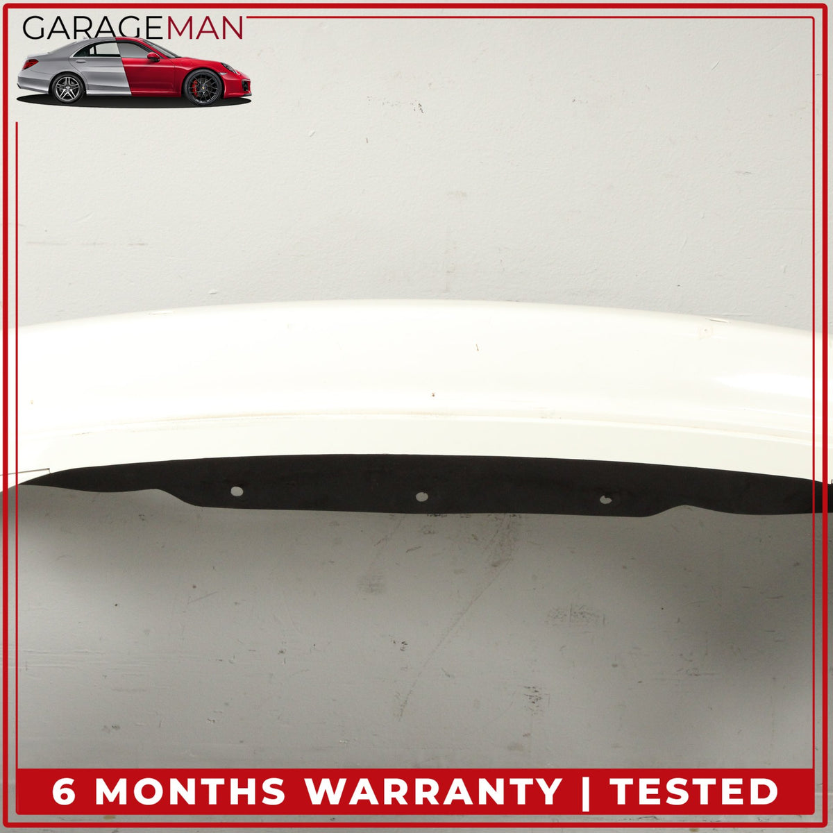 2008-2019 Maserati GranTurismo M145 GranCabrio Rear Bumper Cover White OEM