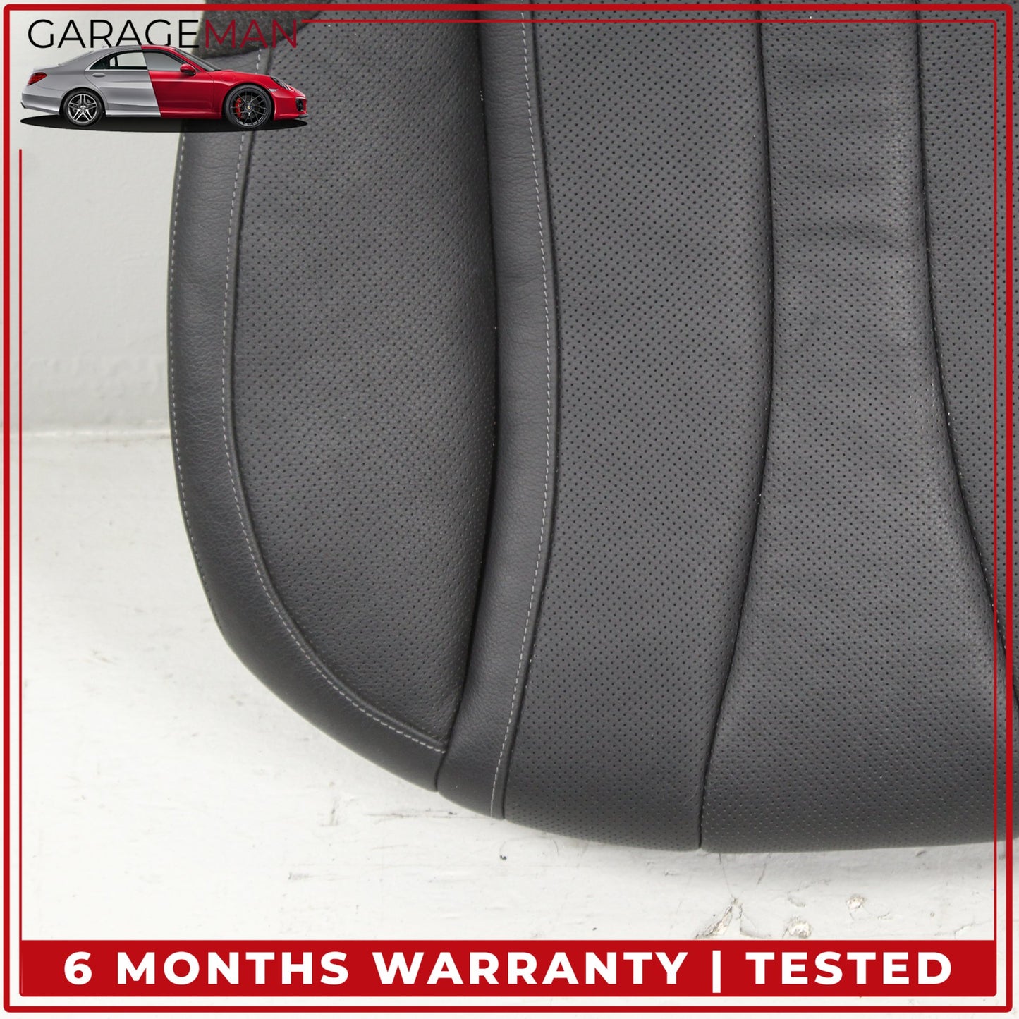 2014-2020 Mercedes W222 S550e Rear Lower Bottom Seat Cushion Black OEM
