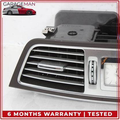 2014-2017 Mercedes C207 E400 Coupe Front Center Dash AC Air Vent w/ Clock OEM