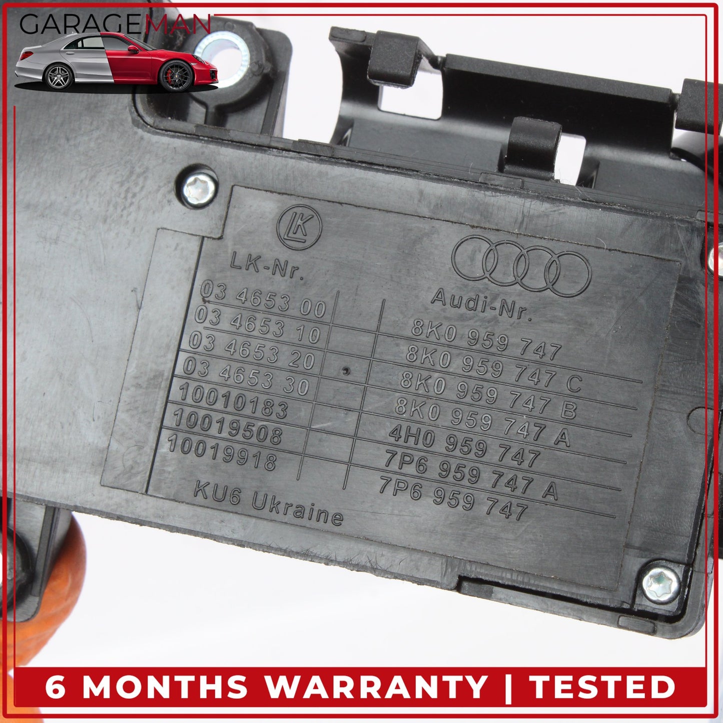 2008-2020 Audi A6 A7 S6 S7 Front Left Side Seat Adjustment Switch 8K0959747 OEM