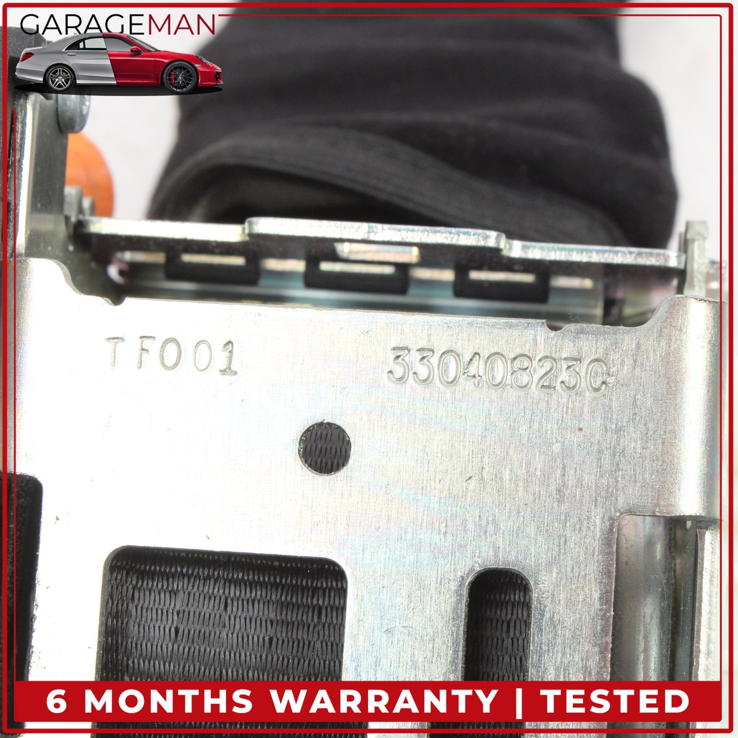 2008-2019 Maserati GranTurismo M145 Rear Left Seat Belt Black 08031189000 OEM