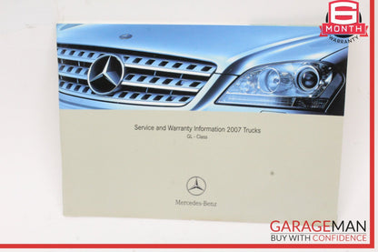 2007 Mercedes X164 GL450 Owner Owner's Manual Book Set OEM