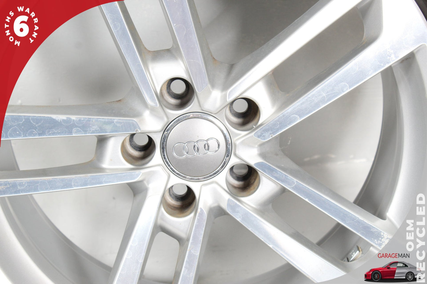 2016-2023 Audi TT Wheel Rim w/ Tire Twin 5 Spoke 8.5JX18H2 ET50 8S0601025E OEM