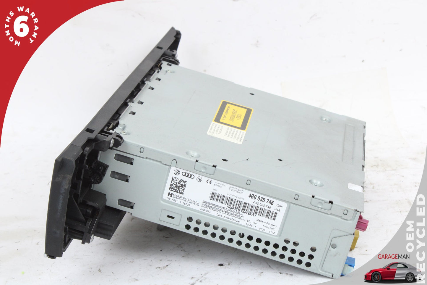 12-18 Audi A6 C7 Multimedia Audio CD Player Receiver Harman 4G0035746