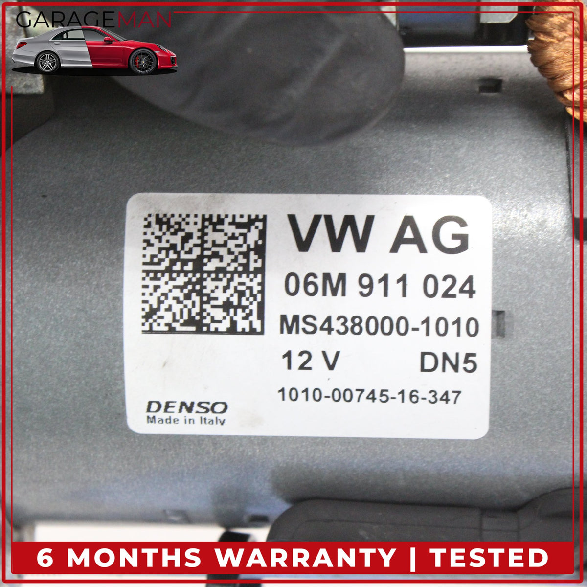 2015-2026 Audi Q7 Q8 SQ5 VW Touareg Engine Starter Motor Denso 06M911024 OEM