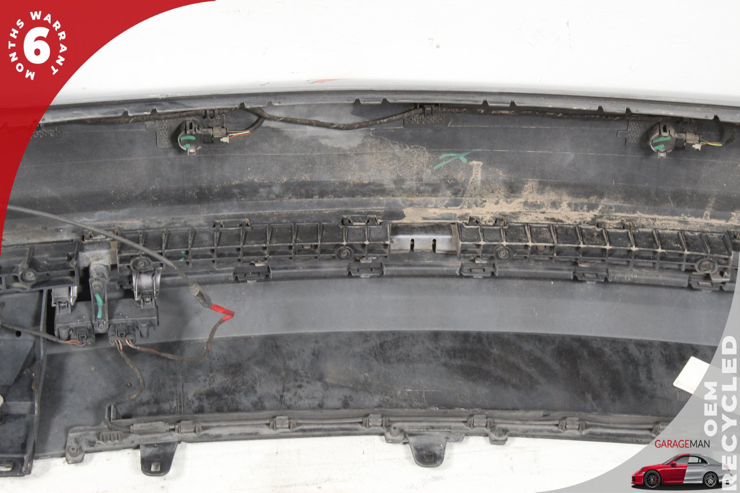 2016-2018 Audi A6 C7 Rear S-Line Bumper Cover Assembly 4G5807511AG Ice Silver Metallic