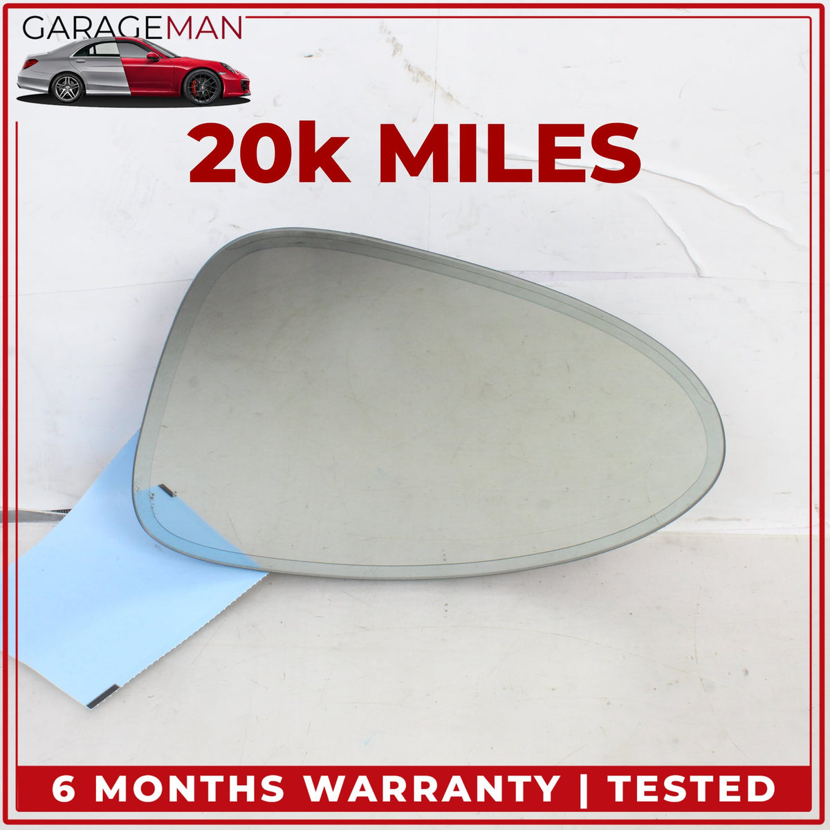 2015-2026 Porsche Macan 95B Front Left Door Rear View Mirror Glass Auto Dim OEM