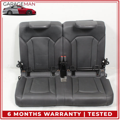 2017-2019 Audi Q7 Rear 3rd Row Upper and Lower Bench Seat Black Assembly OEM