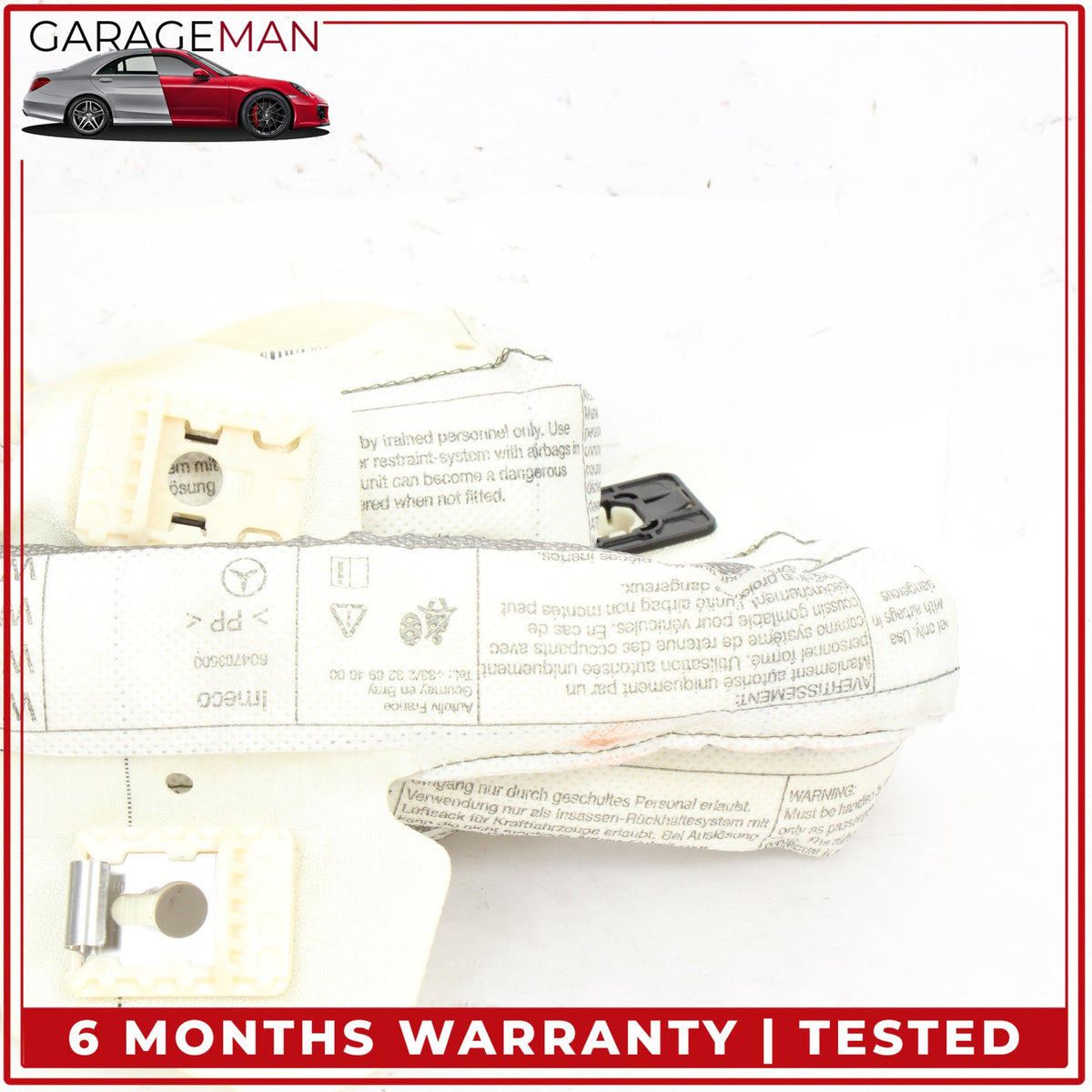 2008-2014 Mercedes W204 C300 C350 Left Side Roof Curtain Air Bag 2048600505 OEM