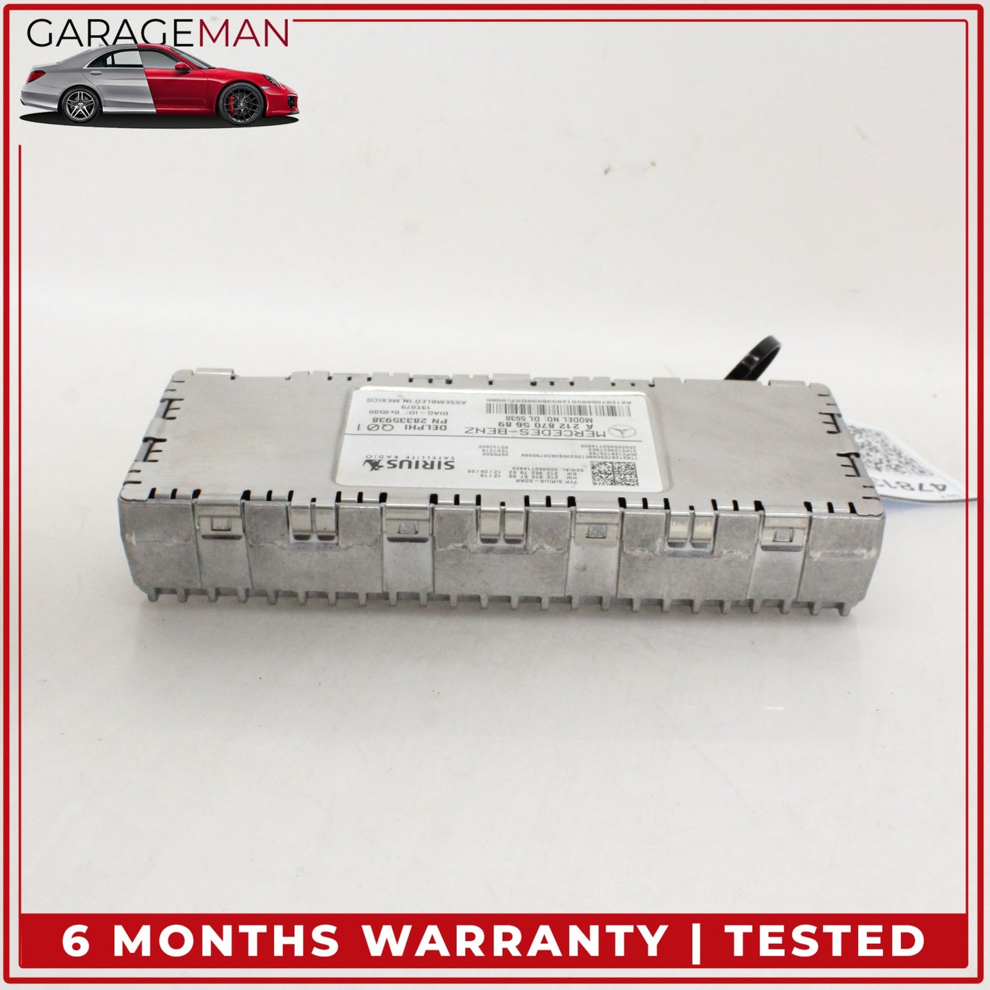 2010-2017 Mercedes-Benz CLS550 W218 Sedan Sirius Satellite Radio Receiver 2128705689 OEM
