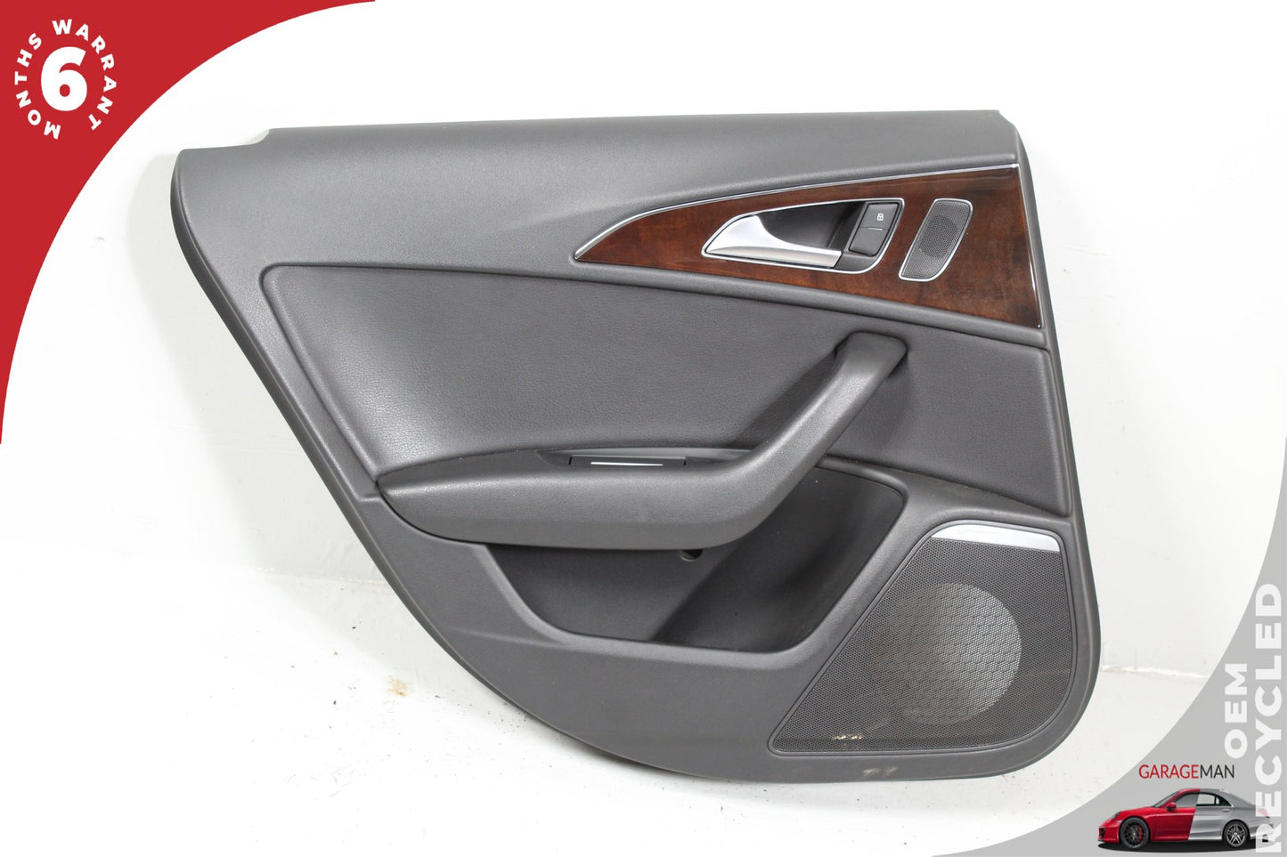 2012-2018 Audi A6 S6 Rear Left Side Interior Door Panel 4G0867221 OEM