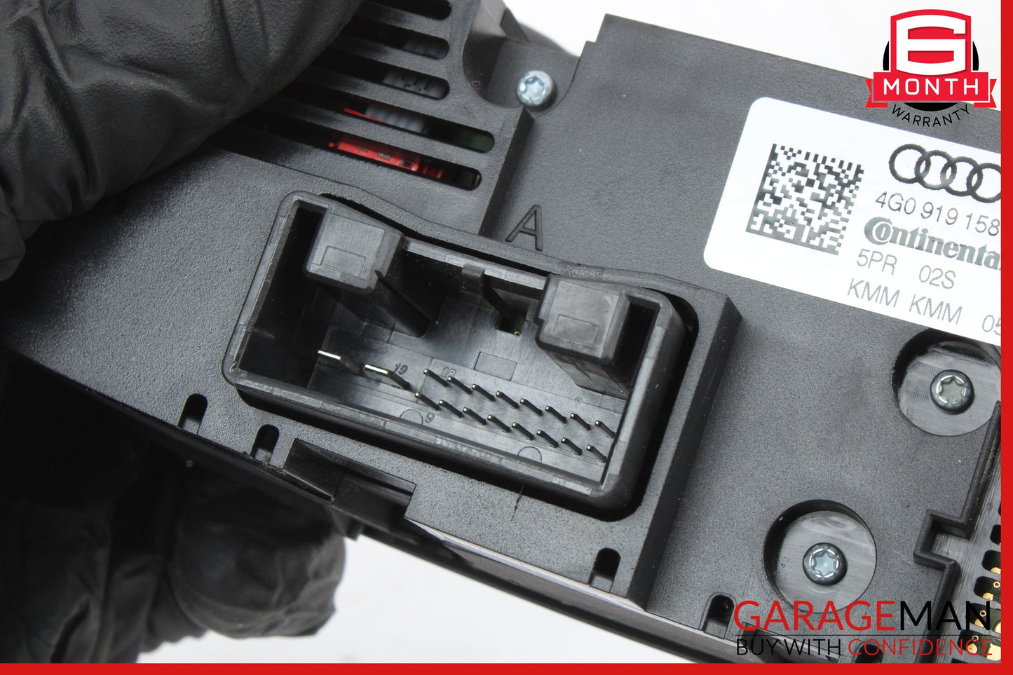 2012-2018 Audi S7 Rear A/C AC Climate Control Switch Panel 4G0919158N OEM