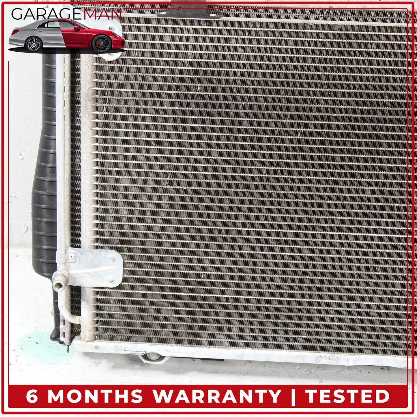 2001-2004 Mercedes-Benz SLK320 R170 Engine Cooling Radiator AC A/C Condenser Assembly 2025007803